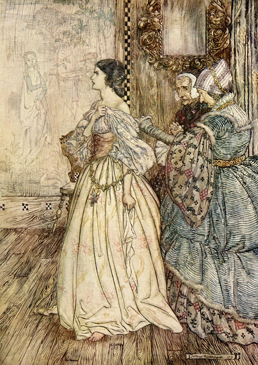 ウンディーネby Friedrich de la MotteFouqué 作： アーサー・ラッカム