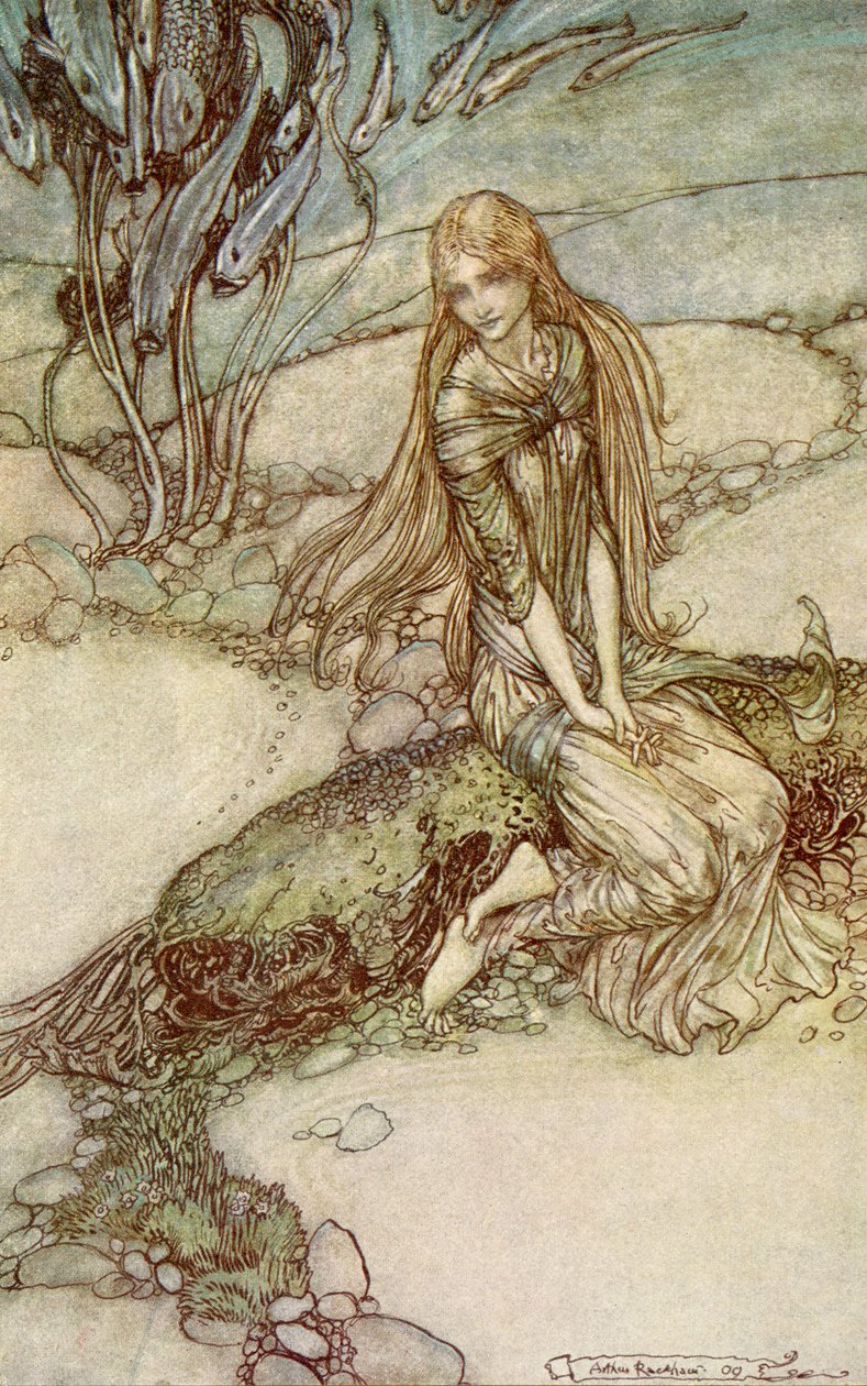 ウンディーネby Friedrich de la MotteFouqué 作： アーサー・ラッカム