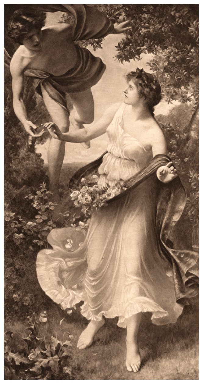 「フローラとゼファー」、1903 年。 作： アーサー・トレベチン・ノーウェル