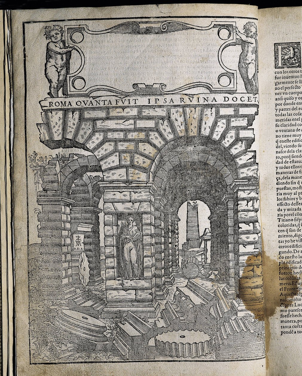 建築と遠近法 - SERLIO, Sebastiano（1475-1554）。イタリアのマニエリスム建築家で、フォンテーヌブロー宮殿を建設したイタリアチームの一員。建築と透視図法の全作品。スペイン。カスティーリャとレオンサラマンカサラマンカ 作： アーティスト不明
