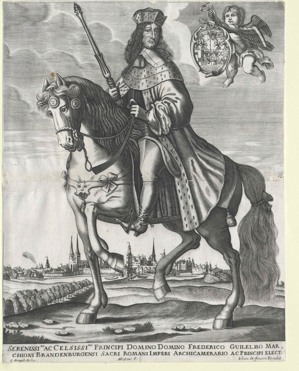 ブランデンブルク選帝侯（1620-1688）フレデリック・ヴィルヘルム 作： アーティスト不明