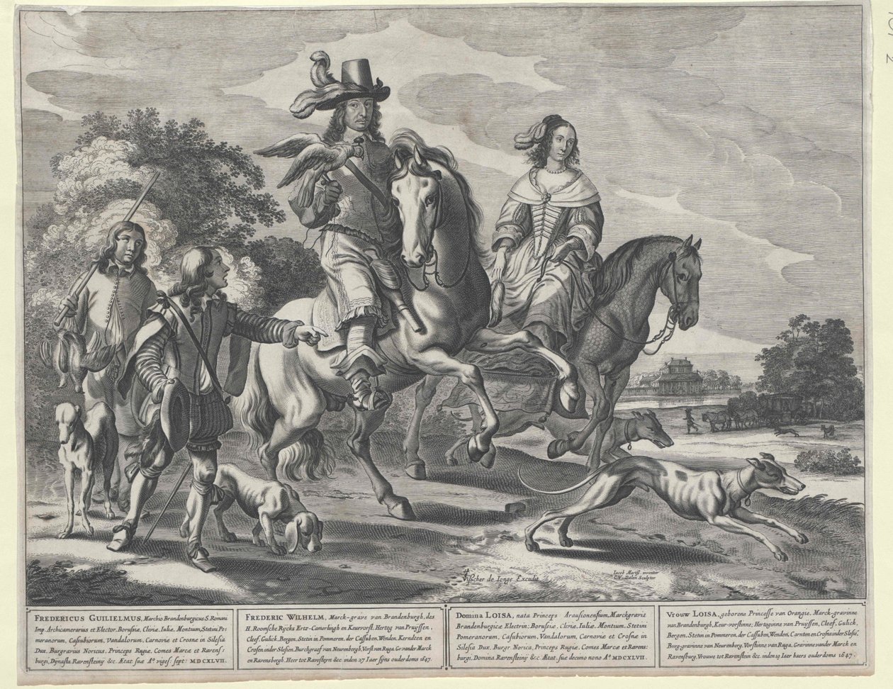 ブランデンブルク選帝侯（1620-1688）フレデリック・ヴィルヘルム 作： アーティスト不明