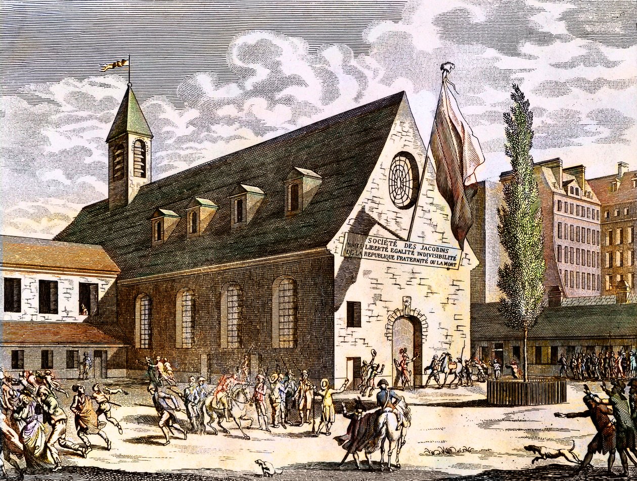フランス革命：1794年7月27日から28日にかけてのジャコバン派の部屋の閉鎖（エングレーヴィング） 作： アーティスト不明