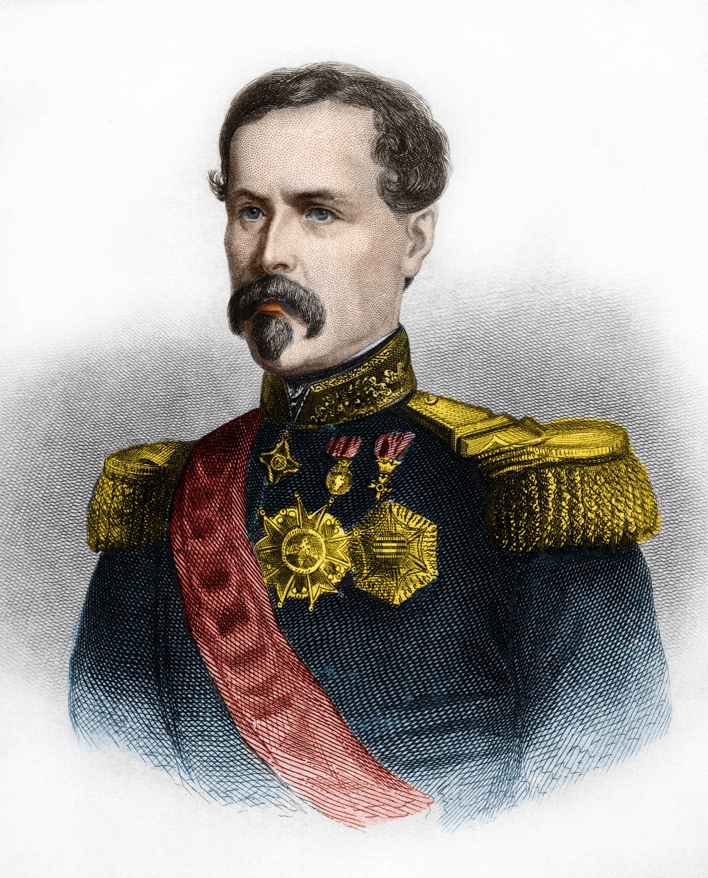マックマホン元帥、1873年から1879年まで共和国大統領。 作： アーティスト不明