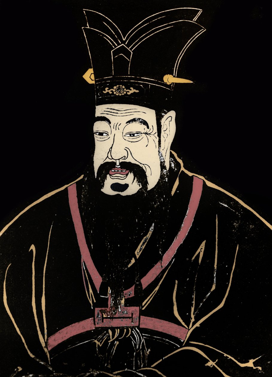 孔子の肖像 作： アーティスト不明