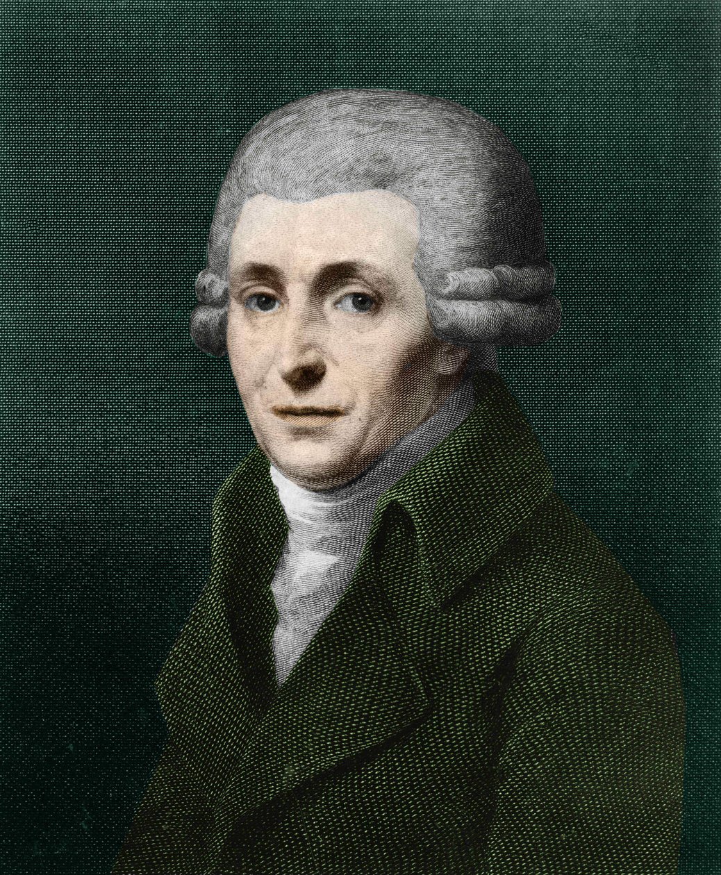 フランツ・ヨーゼフ・ハイドン（1732-1809）の肖像。 作： アーティスト不明