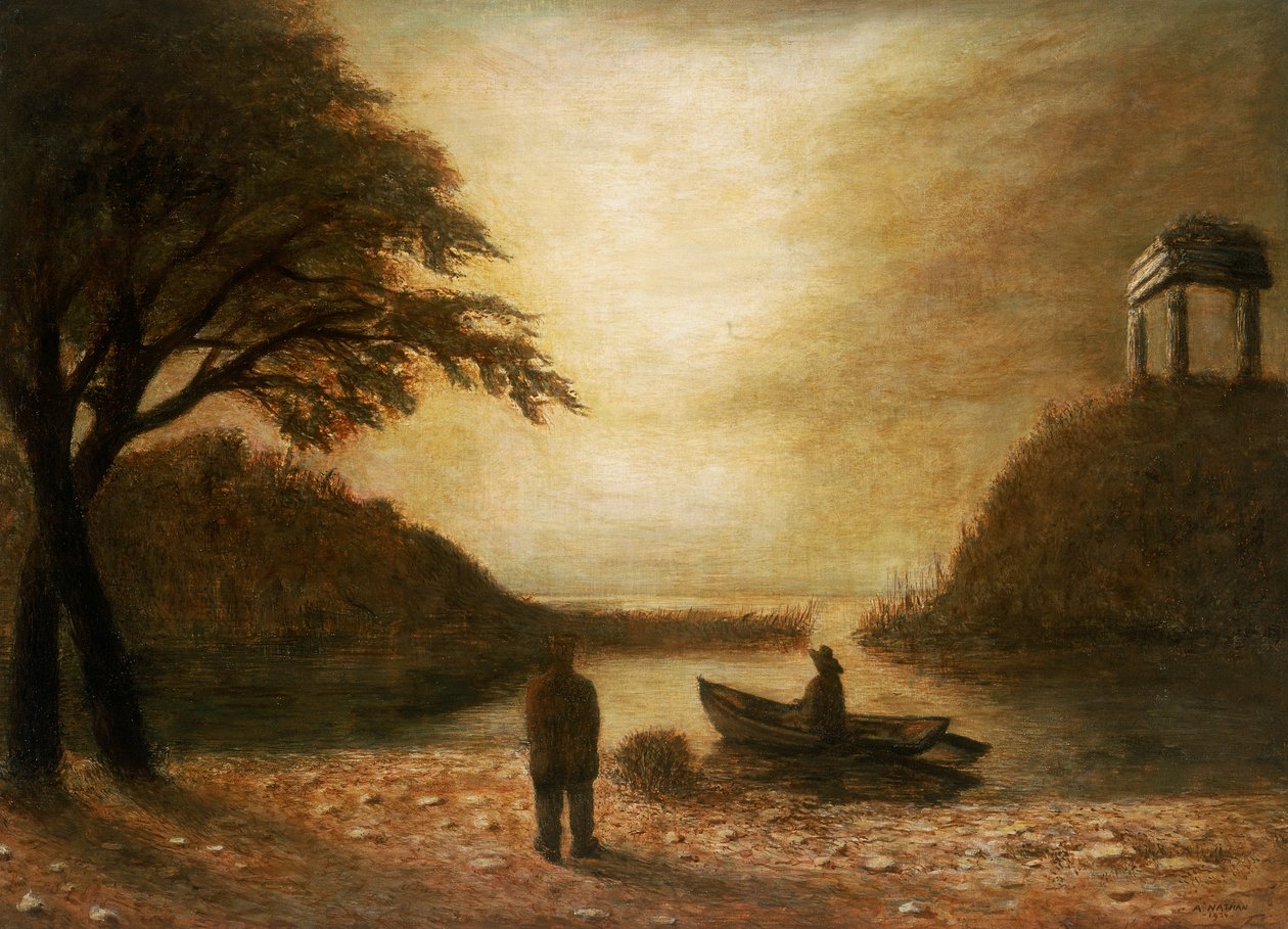 夕景、1934 作： アルトゥーロ・ネイサン