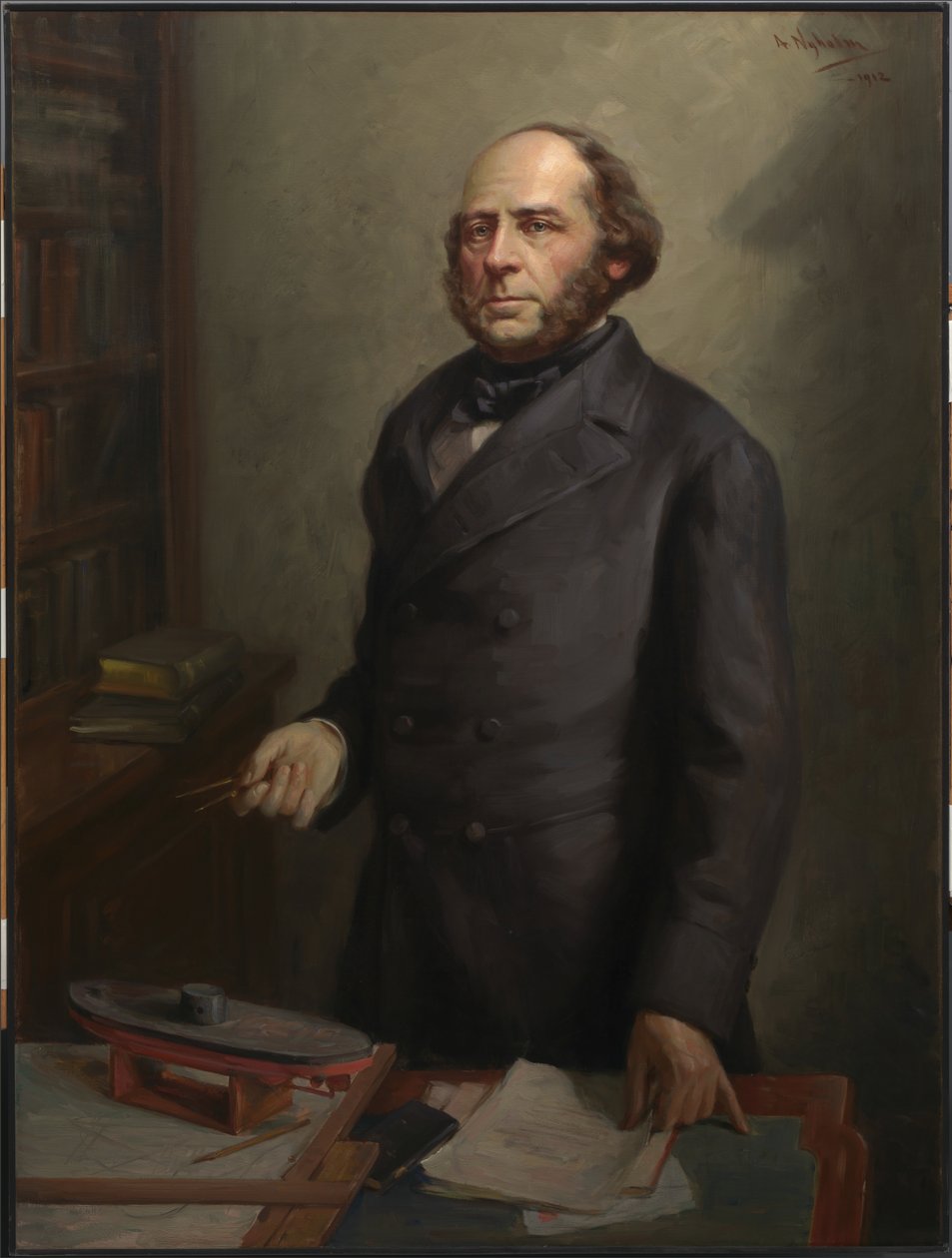 ジョン・エリクソン、1912年。 作： Arvid Frederick Nyholm
