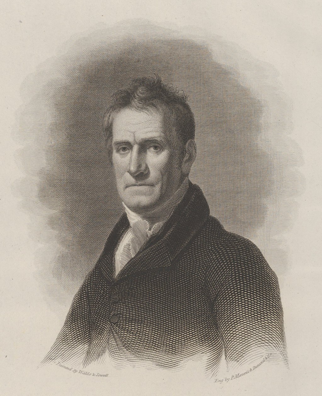 Cadwallader デビッド コールデン、ニューヨーク市長、カリフォルニア州。 1825年 作： アッシャー・ブラウン・デュランド
