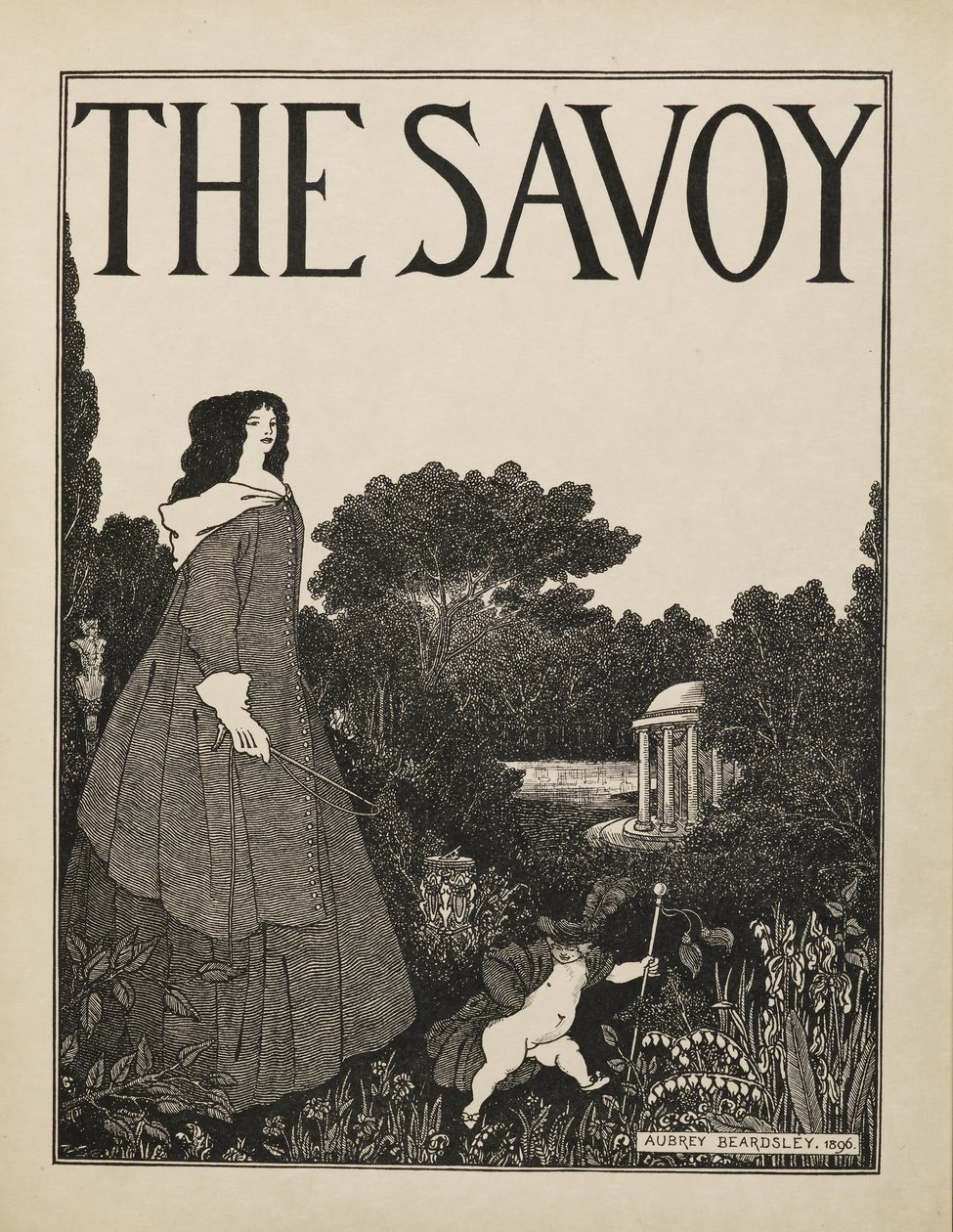 「The Savoy」No.1の表紙デザインは50枚のドローイングから 作： オーブリービアズリー