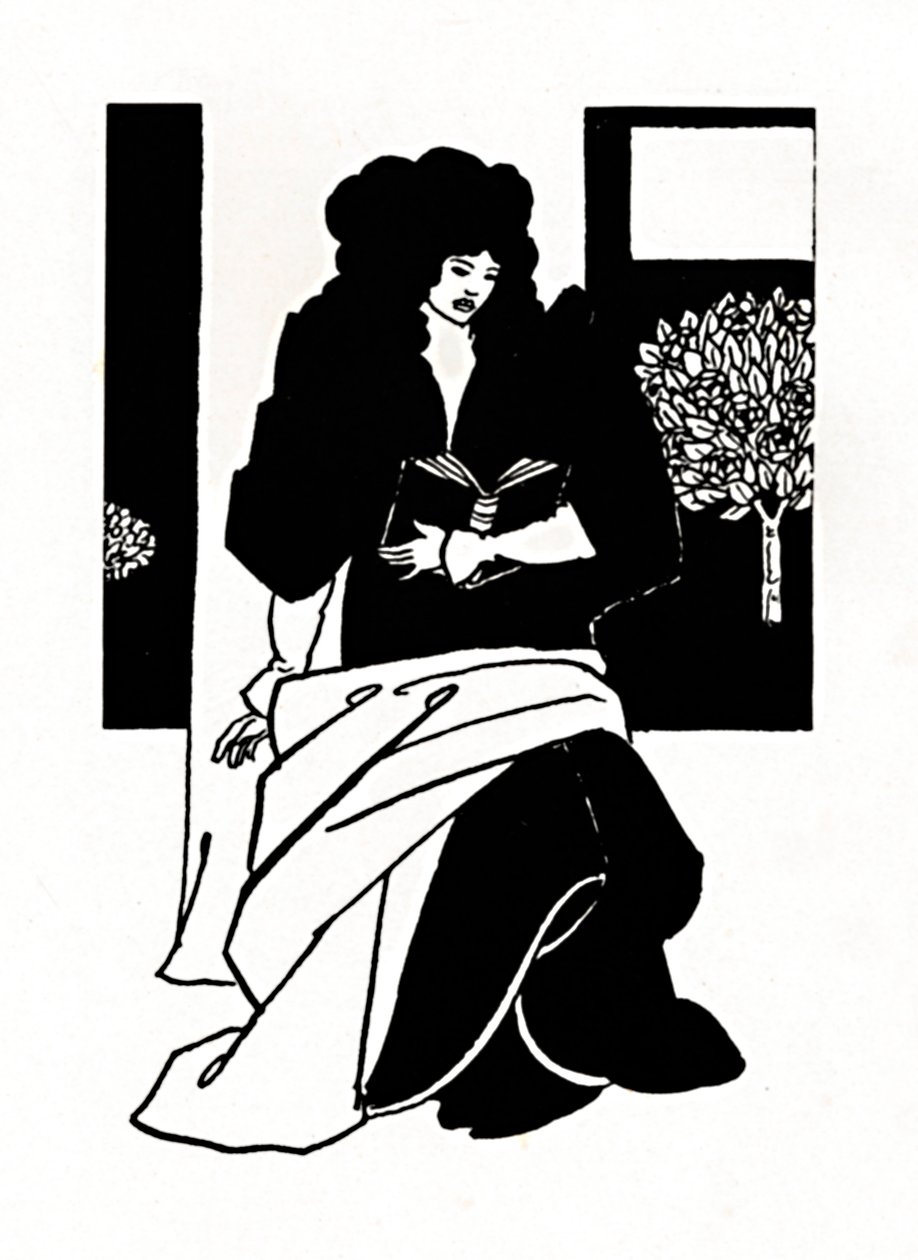 Morte DArthur、1893-1894、1923からのイラスト 作： オーブリービアズリー