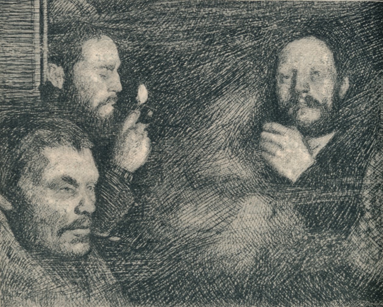 フラムのゲラでの煙、c1893-1896、1897 作： オーガスト・アイバケ