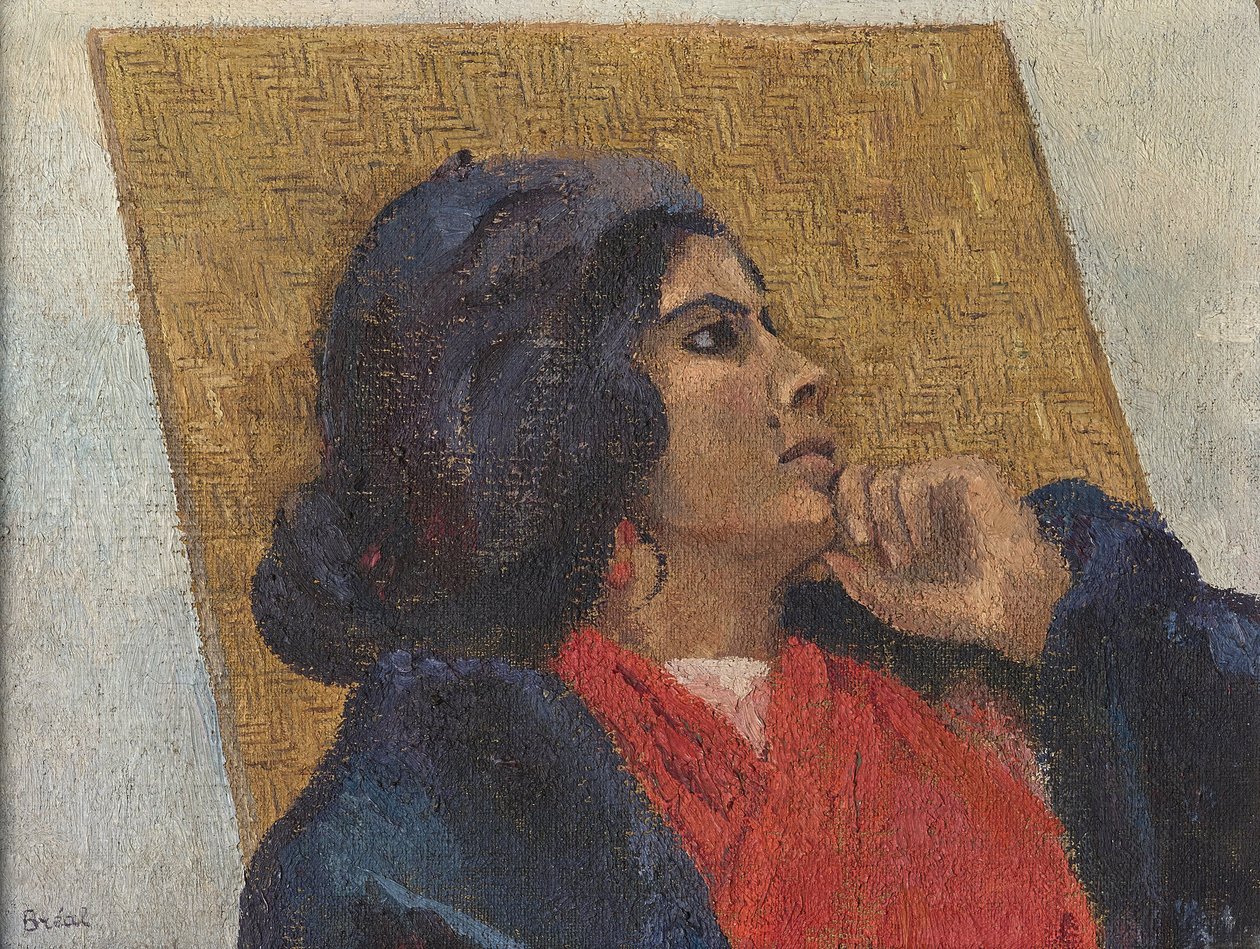 病気のジプシー、1910-12 作： オーギュスト・ブリアル