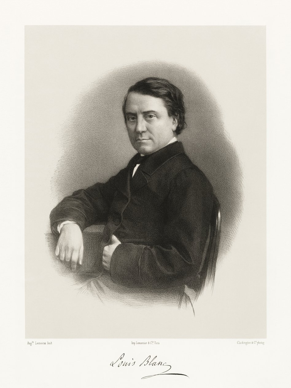 ルイ・ブラン、1865-66 作： オーギュスト・チャールズ・ルモワン