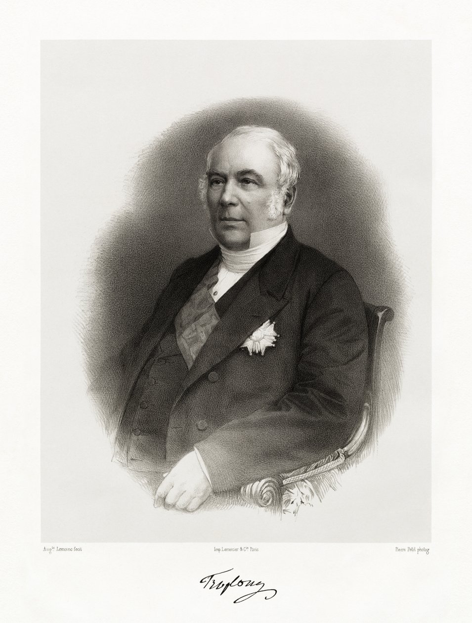 レイモンドテオドールトロプロン、1865-66 作： オーギュスト・チャールズ・ルモワン