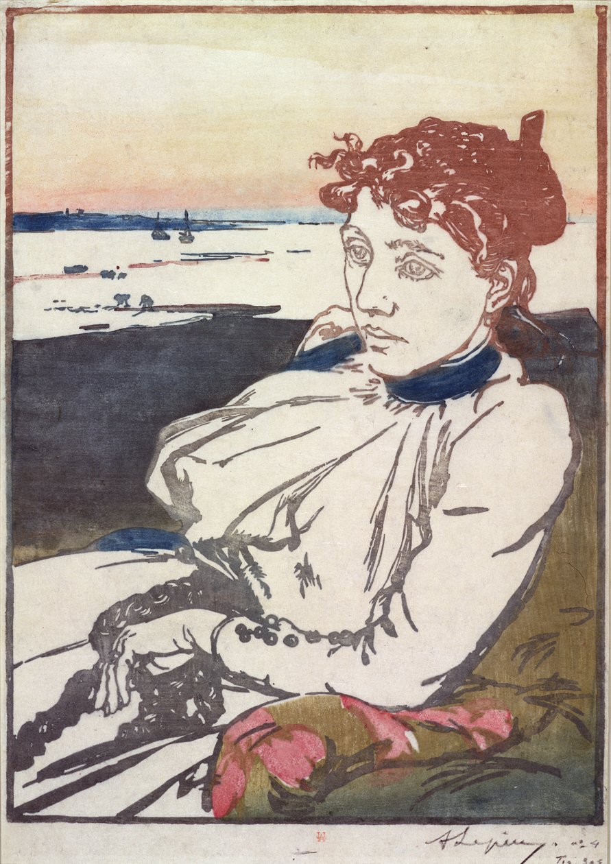 La Convalescante Mme.Lepere、1892 作： オーギュスト・ルイ・ルペール