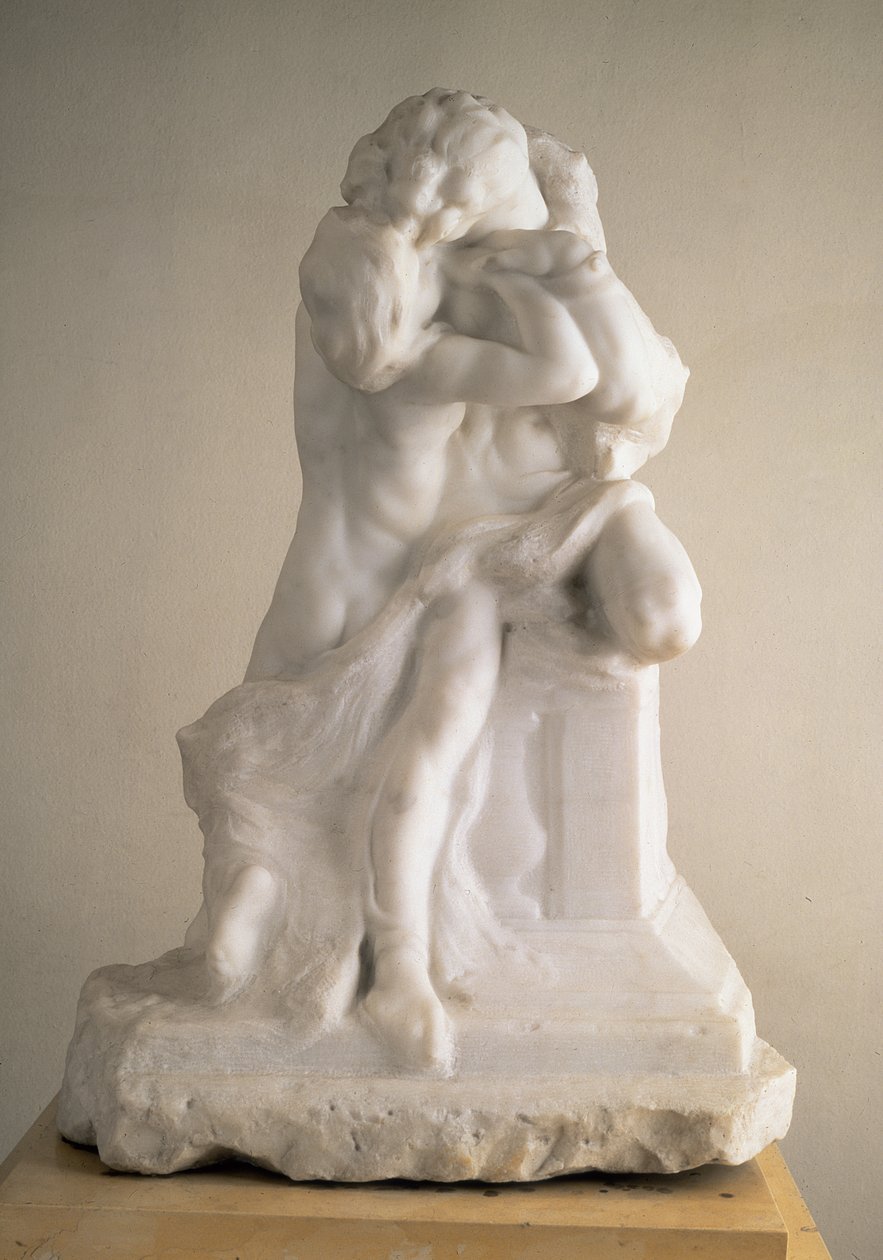 ロミオとジュリエット、1905年（大理石）（183886の逆） 作： オーギュスト・ロディン