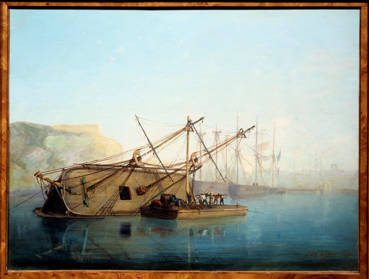 オーギュスト・エギエによる水彩画（1819-1865） 作： オーギュスト・アイギエ