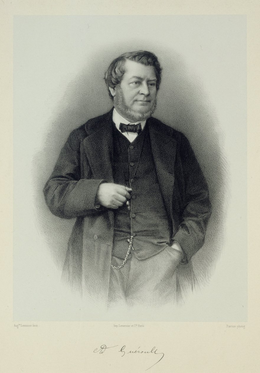 アドルフ・ゲローの肖像 1810-1872. 作： オーギュスト・ルモワン