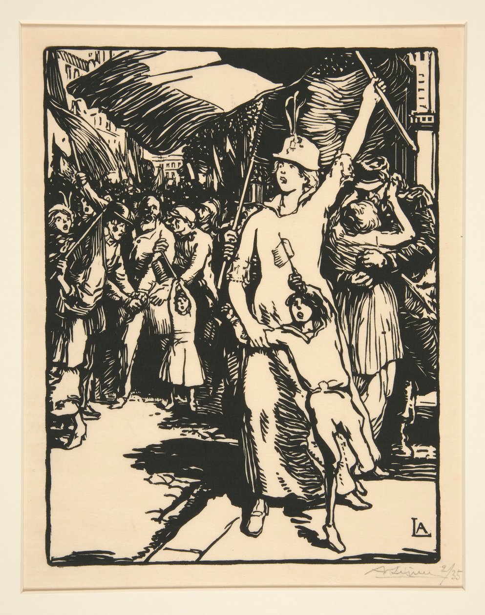 宣戦布告、La Guerre de 1914、最初のシリーズ、no. 8 作： オーギュスト・ルペール