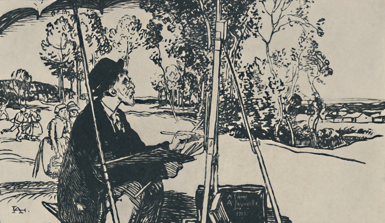 造園家、1919 作： オーギュスト・ルイ・ルペール