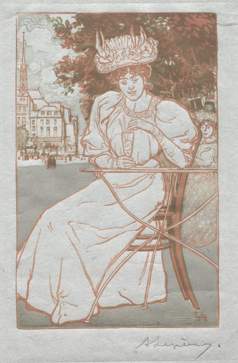 パリ年鑑、1897年：夏 作： オーギュスト・ルイ・ルペール