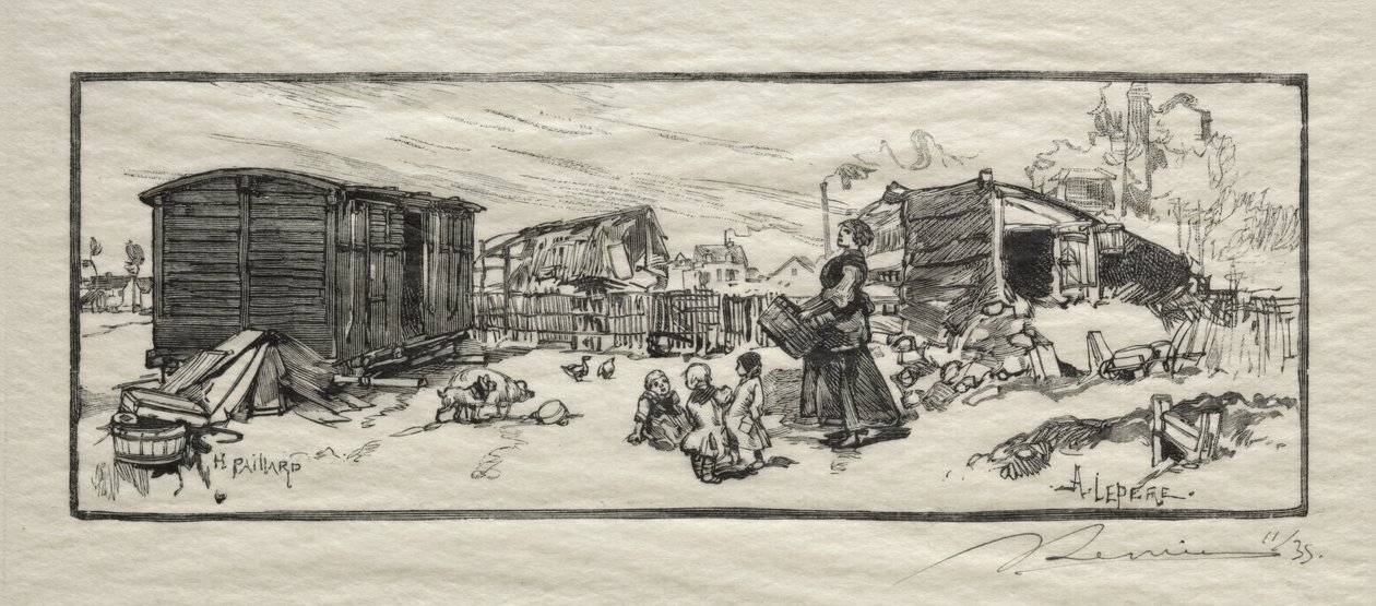 The Carriage House (Le wagon-logement) 作： オーギュスト・ルイ・ルペール