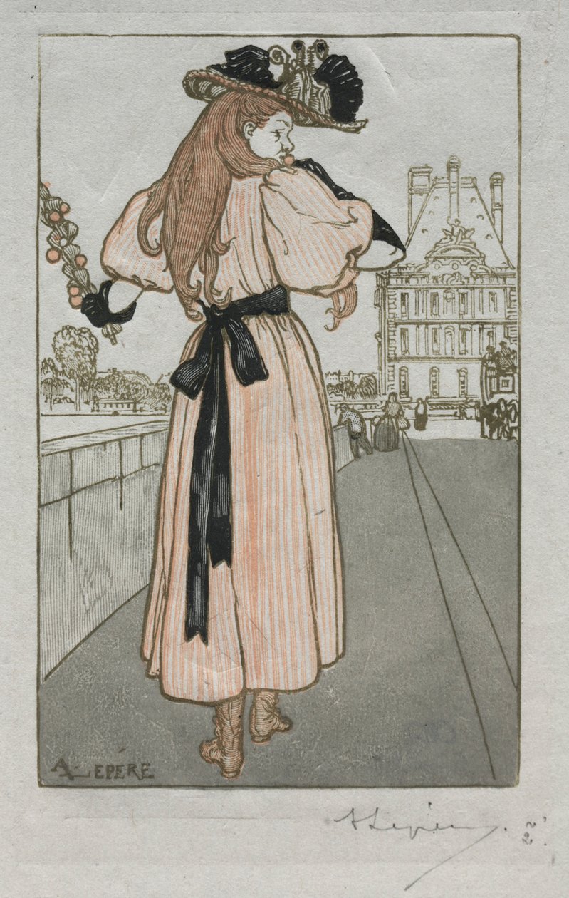 パリアルマナック、1897年：1897年の春。 作： オーギュスト・ルイ・ルペール