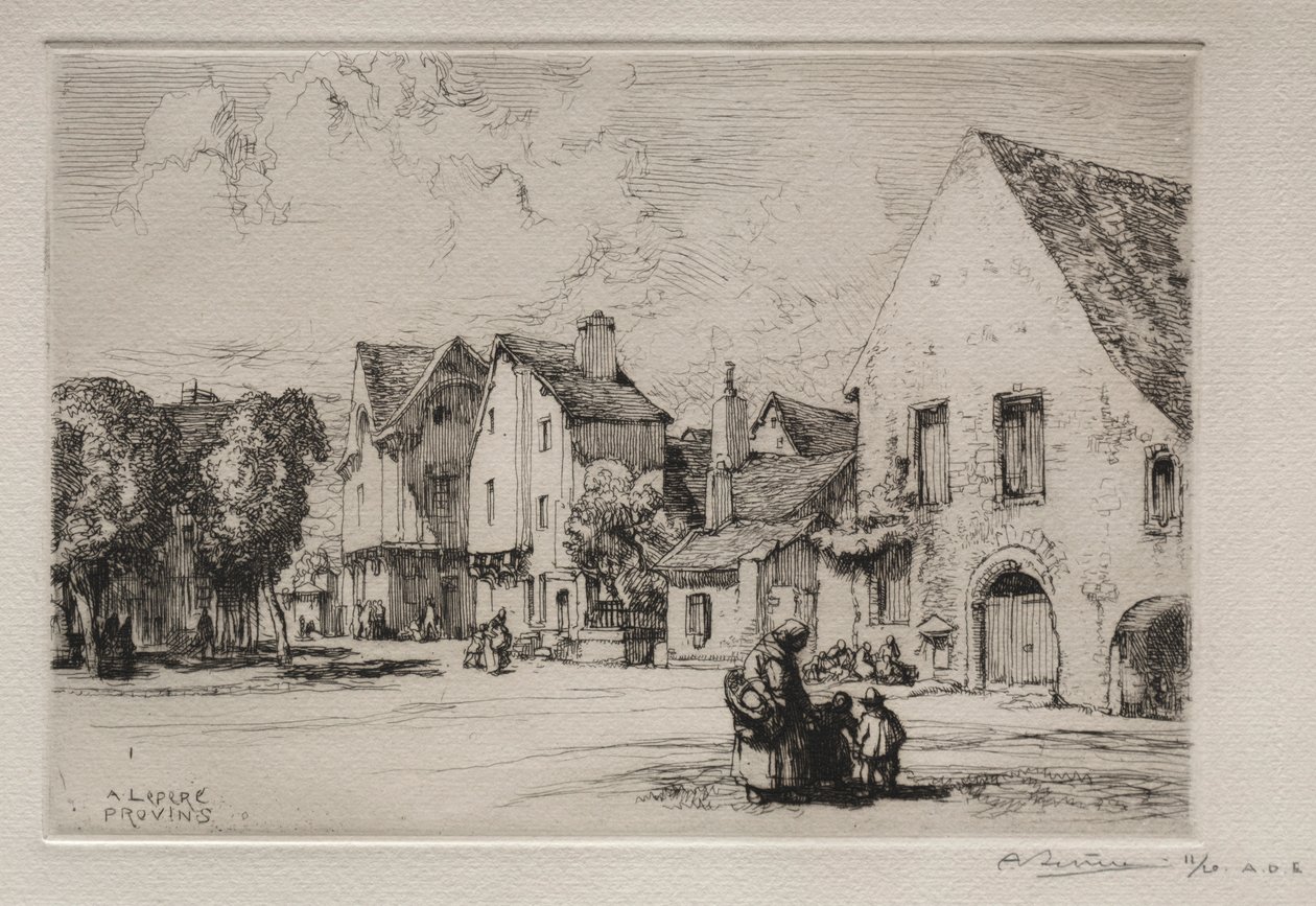 Provins。 作： オーギュスト・ルイ・ルペール