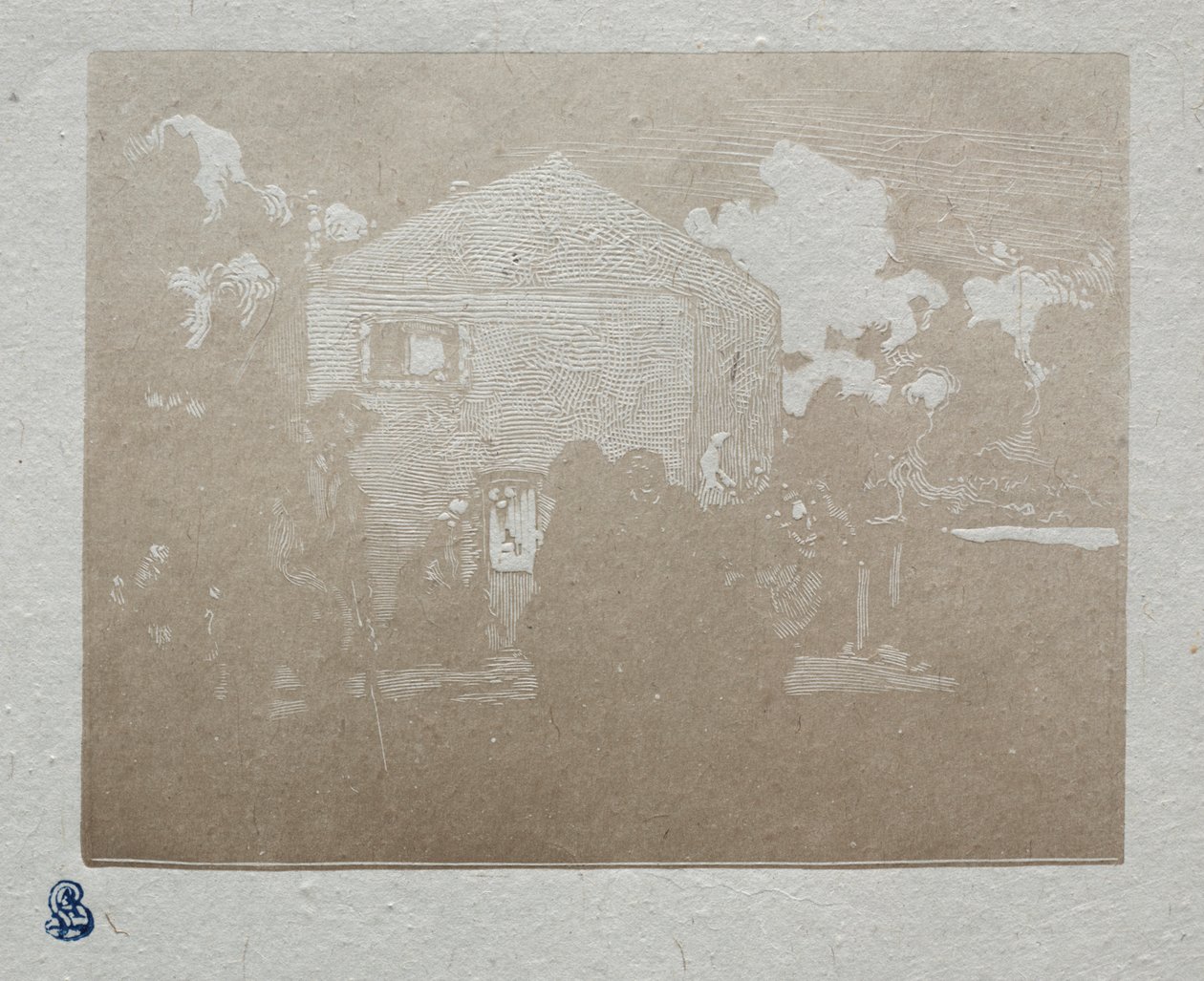 最後の家の乞食、1905年。 作： オーギュスト・ルイ・ルペール