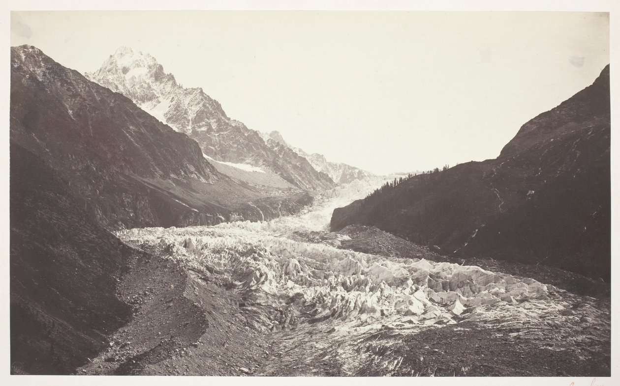 Savoie 48. Aiguille et glacier d’Argentières (サヴォア 48. 針とアルジャンティエール氷河) 作： オーギュスト・ロザリー・ビソン