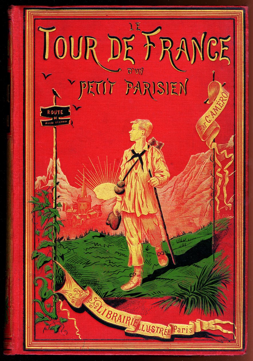 コンスタント・アメロによる小さなパリジャンのツール・ド・フランス、1880～1885年頃（イラスト） 作： オーギュスト・スーズ