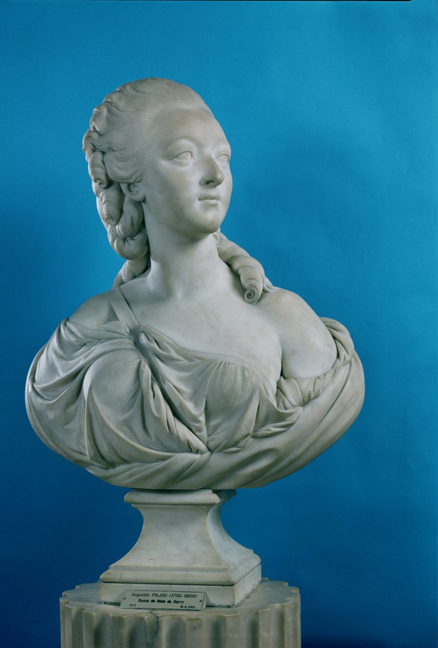 バリー伯爵夫人の胸像（1743-93）1773（大理石） 作： オーガスティン・パジュー