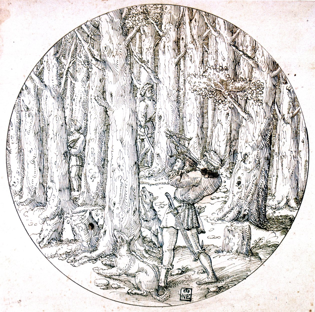 チェイス、c1513-1553 作： オーガスティン・ヒルシュフォーゲル