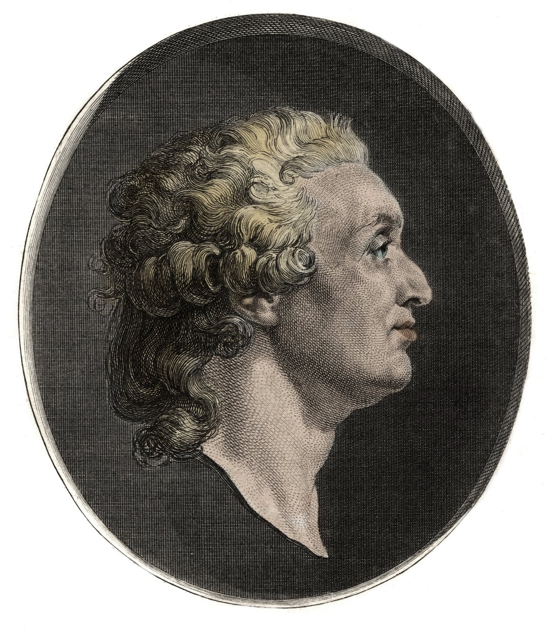 コンドルセ侯爵マリー・ジャン・アントワーヌ・ニコラ・ド・カルタ（1743～1794）の肖像 オーギュスタン・サン＝オーバン（1736～1807）作 作： オーガスティン・デ（後）サン・オービン