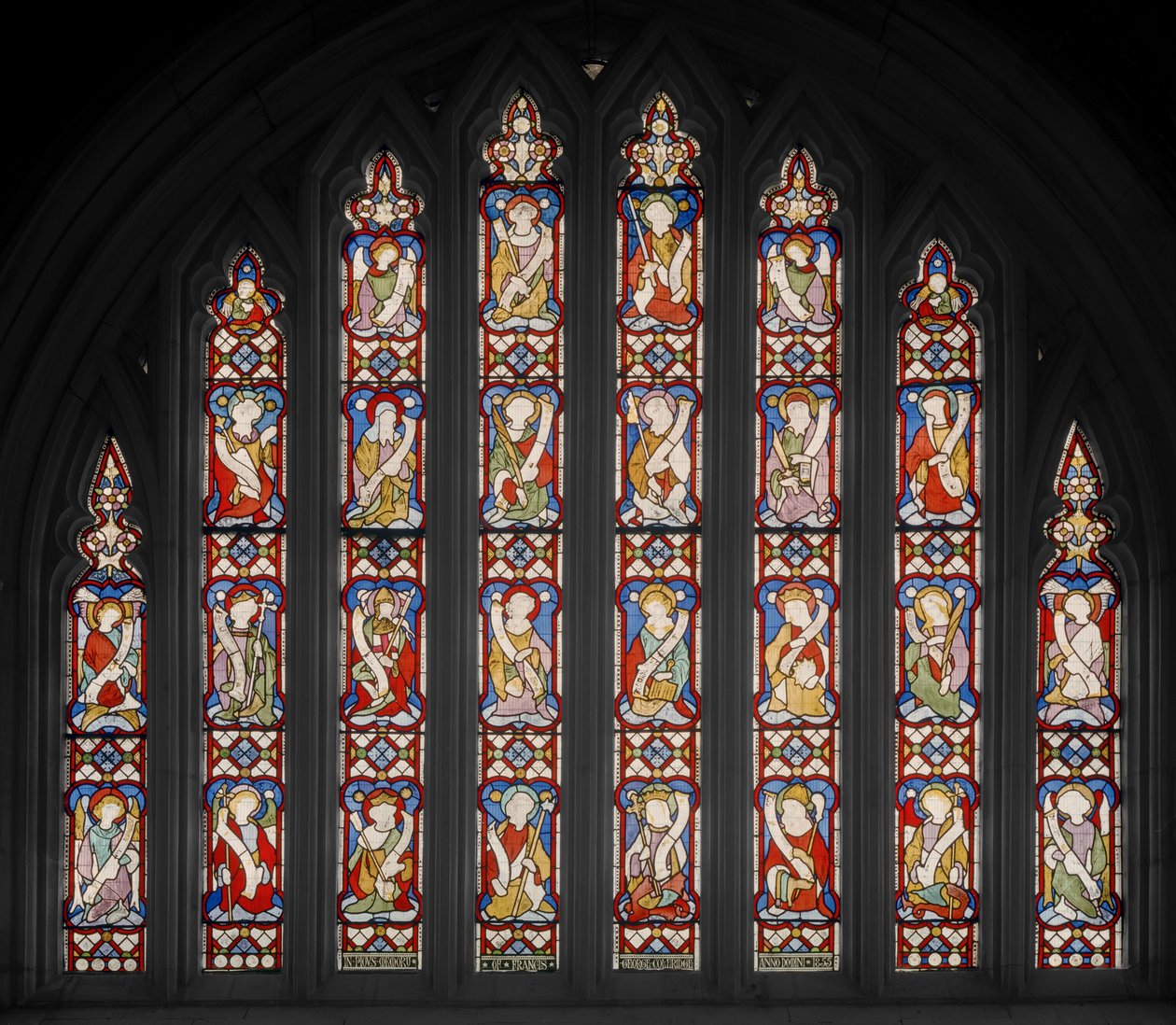 Te Deum、1850（ステンドグラス） 作： オーガスタス・ウェルビー・ノースモア・プギン