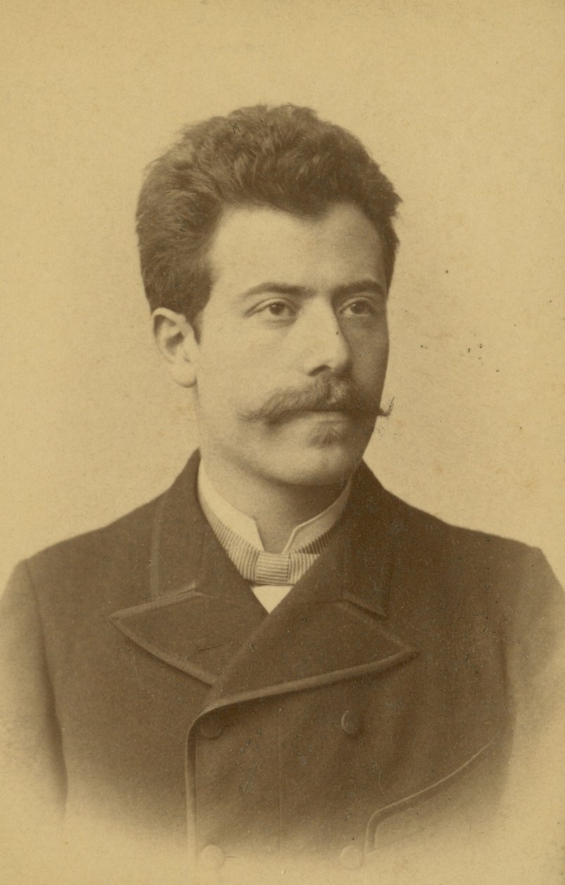 グスタフ・マーラー、1884 作： オーストリアの写真家