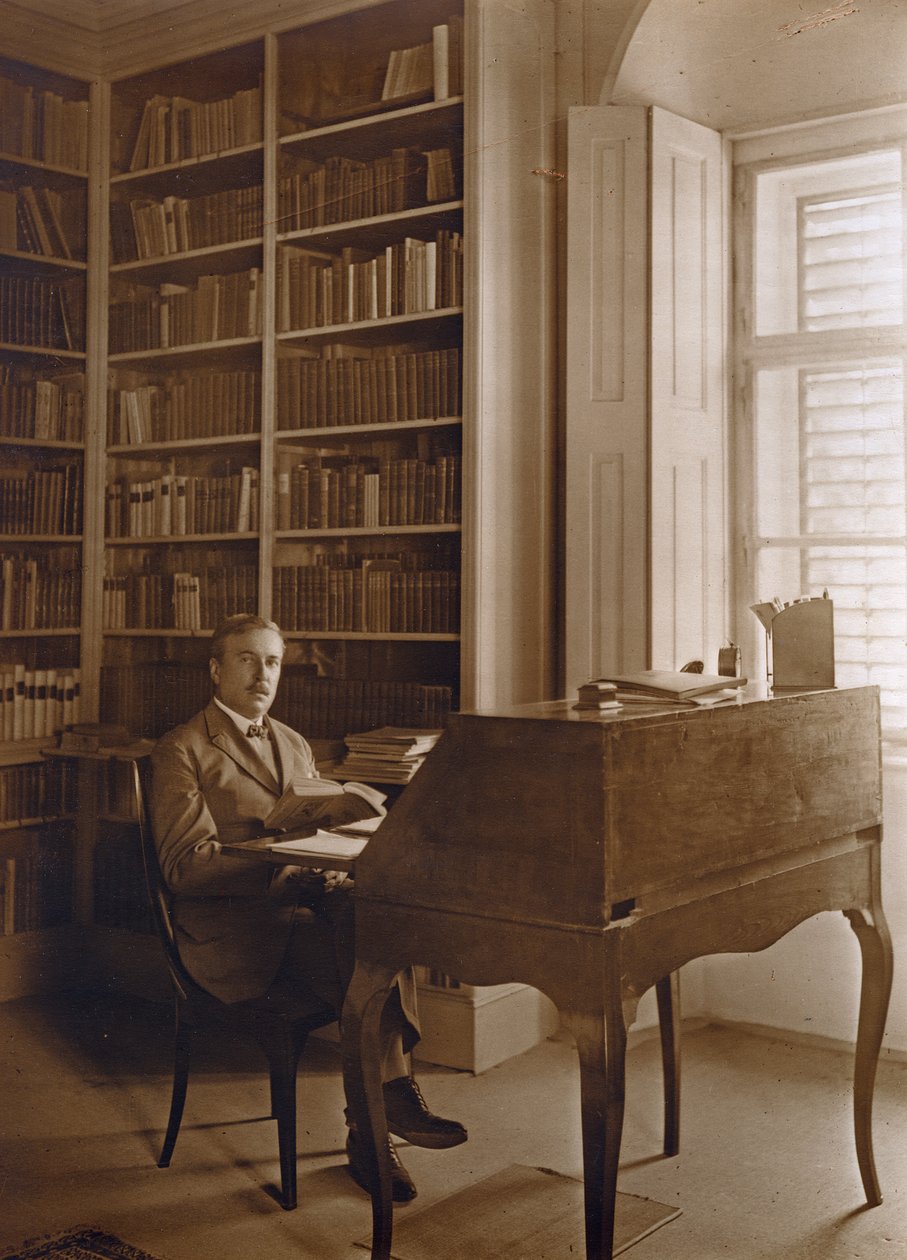 Hugo von Hofmannsthalの肖像 作： オーストリアの写真家