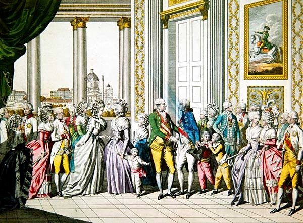 皇帝レオポルド2世とその家族が、ナポリ・シチリア王フェルディナンド1世とその家族をウィーンに迎え入れる。