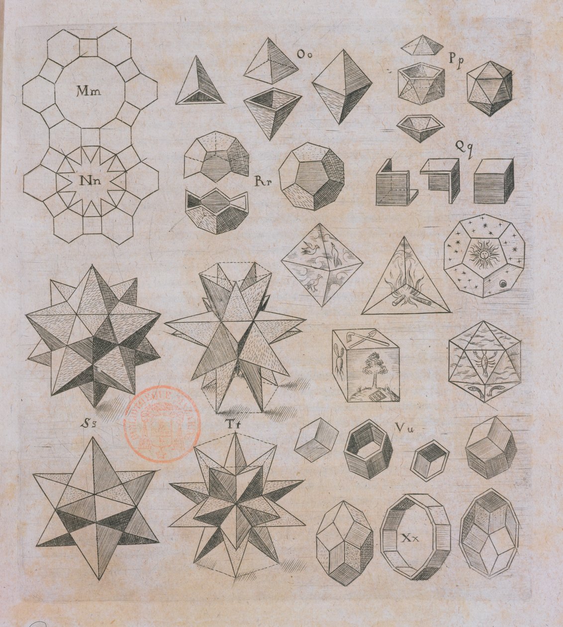 幾何学模様、1619 作： オーストリア学派