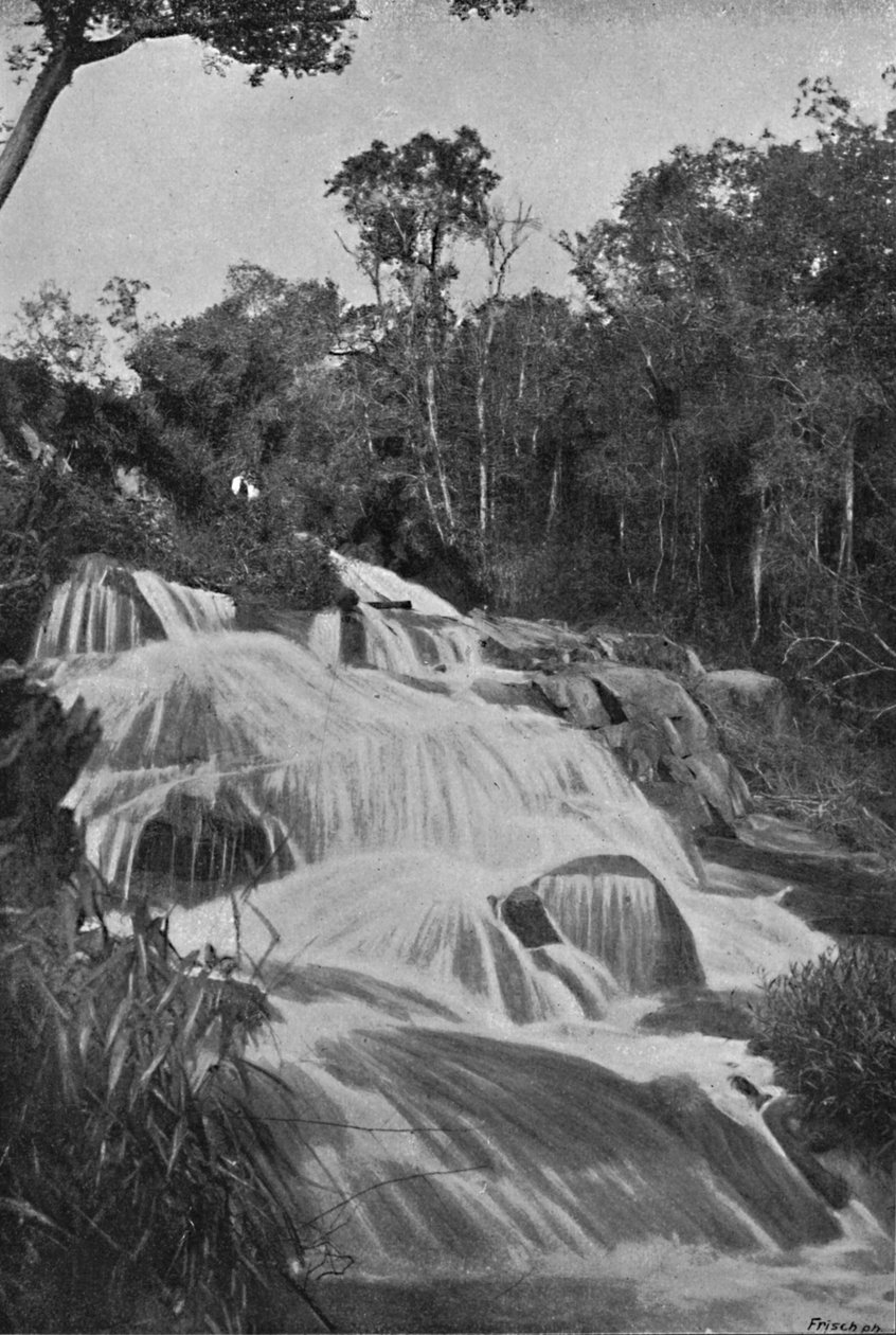 ゴールデンリバーレンコーズの滝、1895年 作： アクセル・フリック