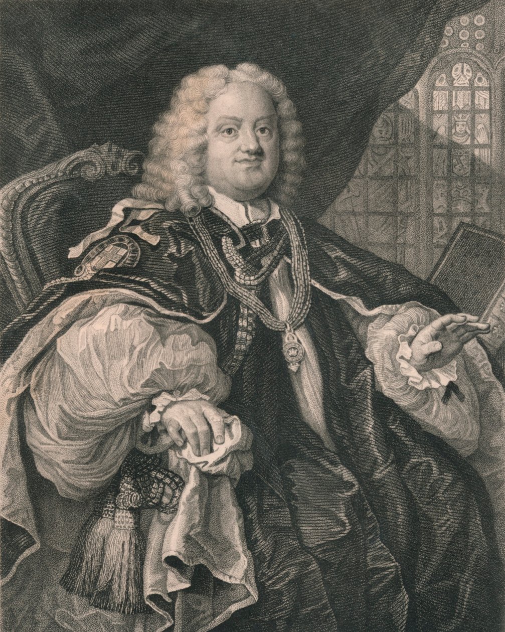 ベンジャミン・ホードリー、1676～1761年、英国の聖職者、19世紀 作： Bホール