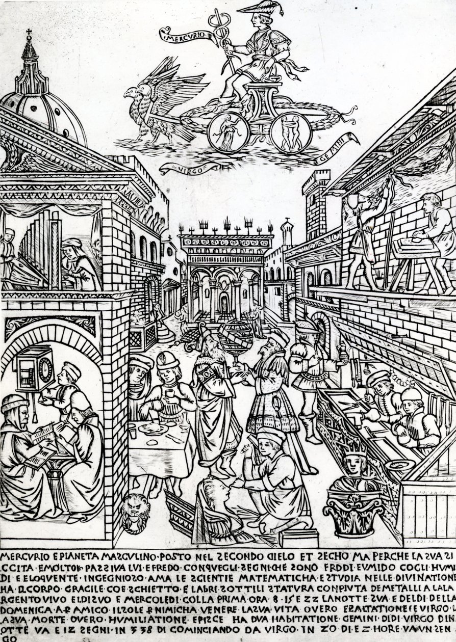 水星、1464年 作： バッチョ バルディーニ