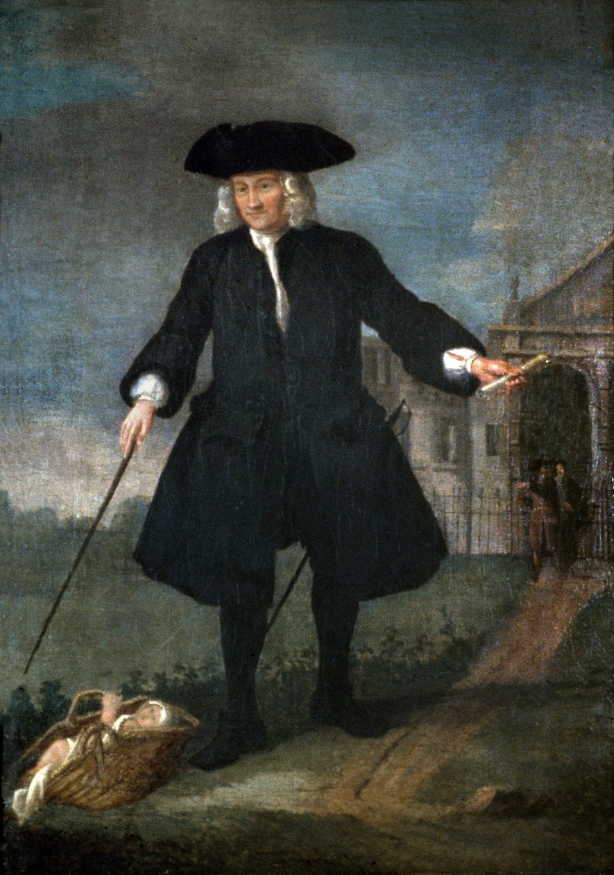 キャプテン・トーマス・コーラムの肖像（c.1668-1751） 作： バルタザール・ネボット