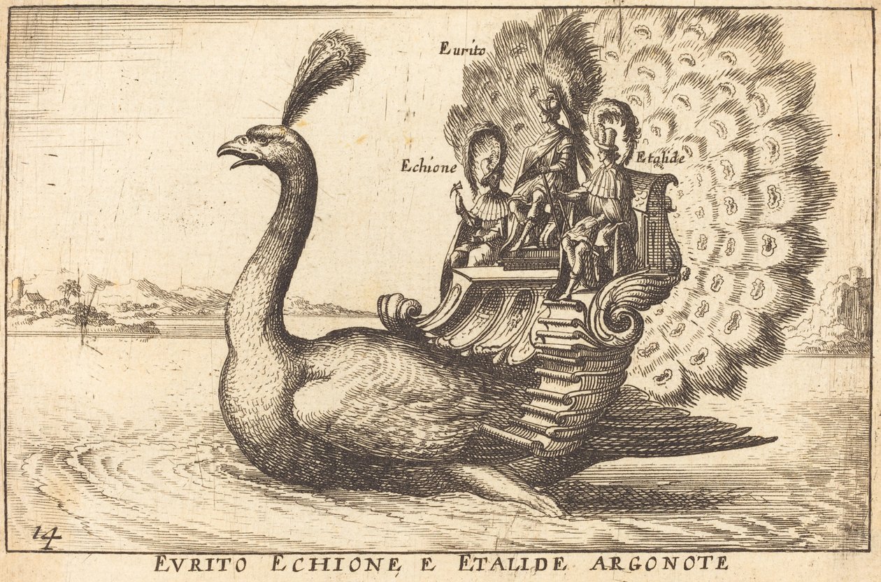 Evrytus Echione from Etalides the Argonaut より 作： RemigioCantagallinaの後のBalthasarMoncornet