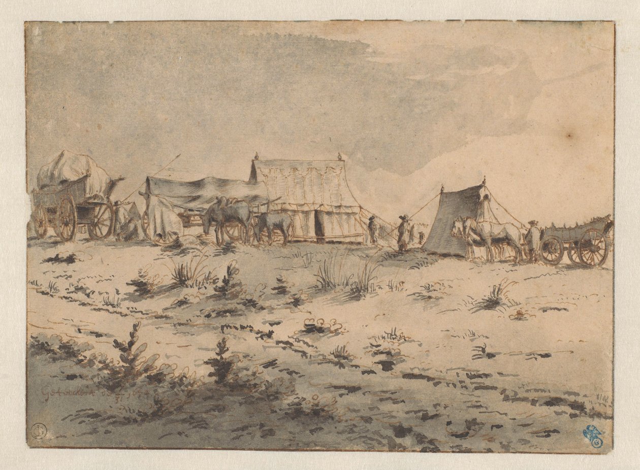 陸軍基地での眺め 作： Barend Klotz（に起因）