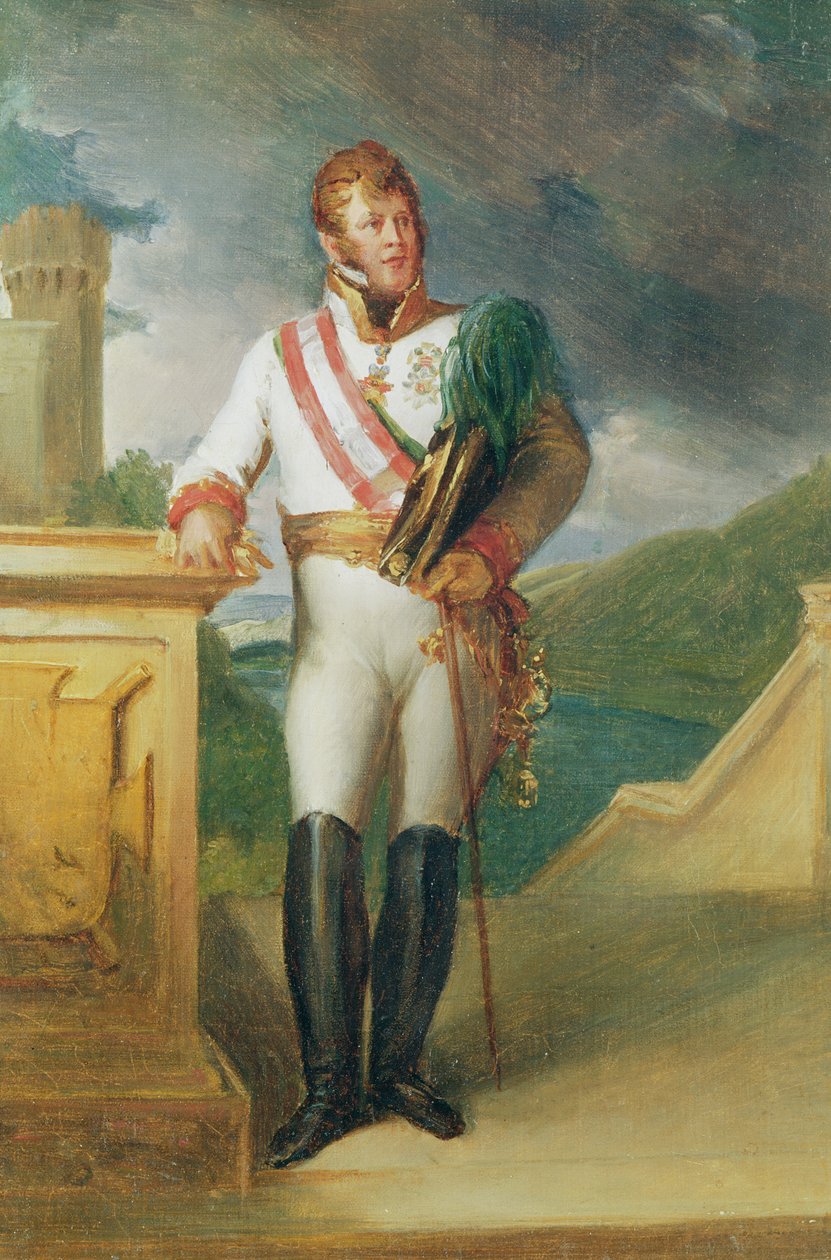 チャールズフィリップ（1771-1820）シュヴァルツェンベルク王子 作： バロン・フランソワ・パスカルサイモン・ジェラール