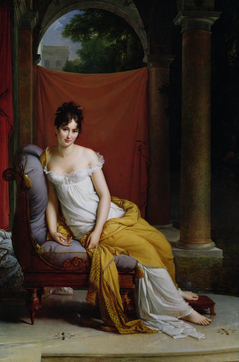レダム夫人の肖像（1777-1849） 作： バロン・フランソワ・パスカルサイモン・ジェラール