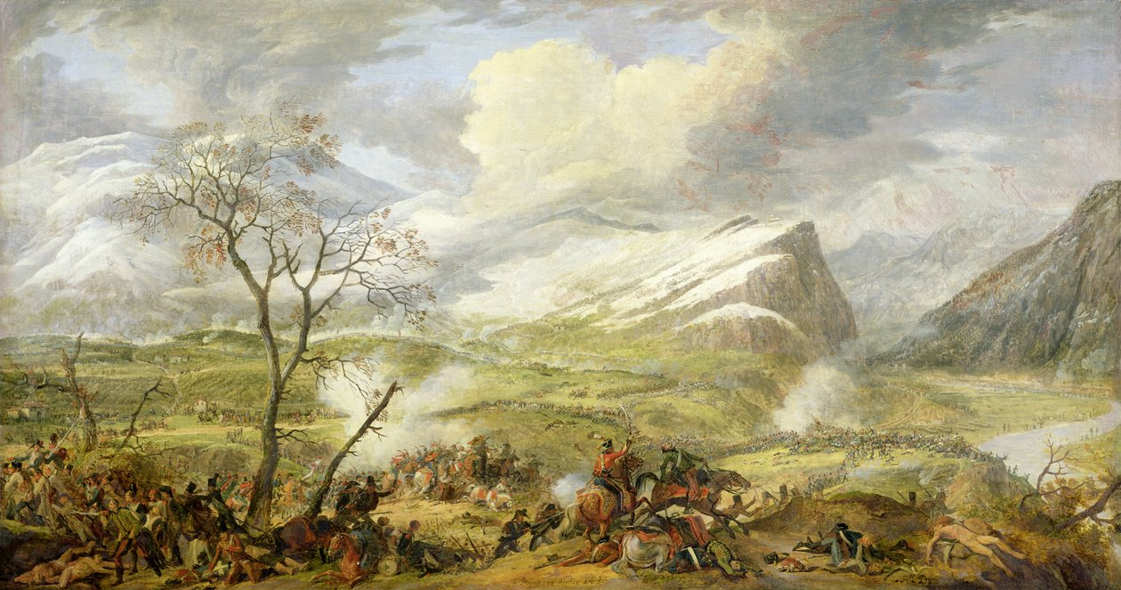 1797年1月14日のリボリの戦い 作： ルイ・アルバート・バクレル・ダルベ男爵