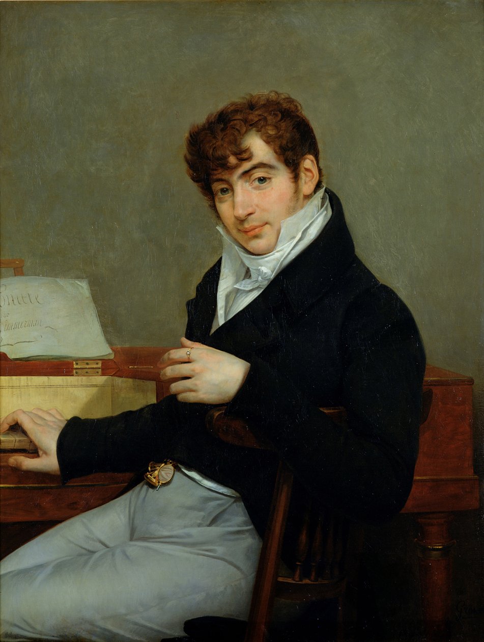 ピエール・ツィンマーマンの肖像（1785-1853）1808（キャンバスに油彩） 作： アントワーヌ・ジャン・グロ男爵